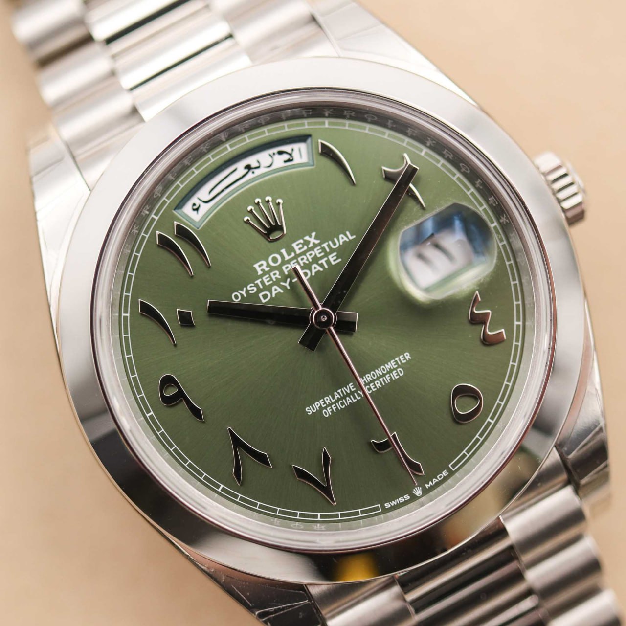 ساعت مدل Rolex Day-Date Arabic (مدل مردانه) - Image 4